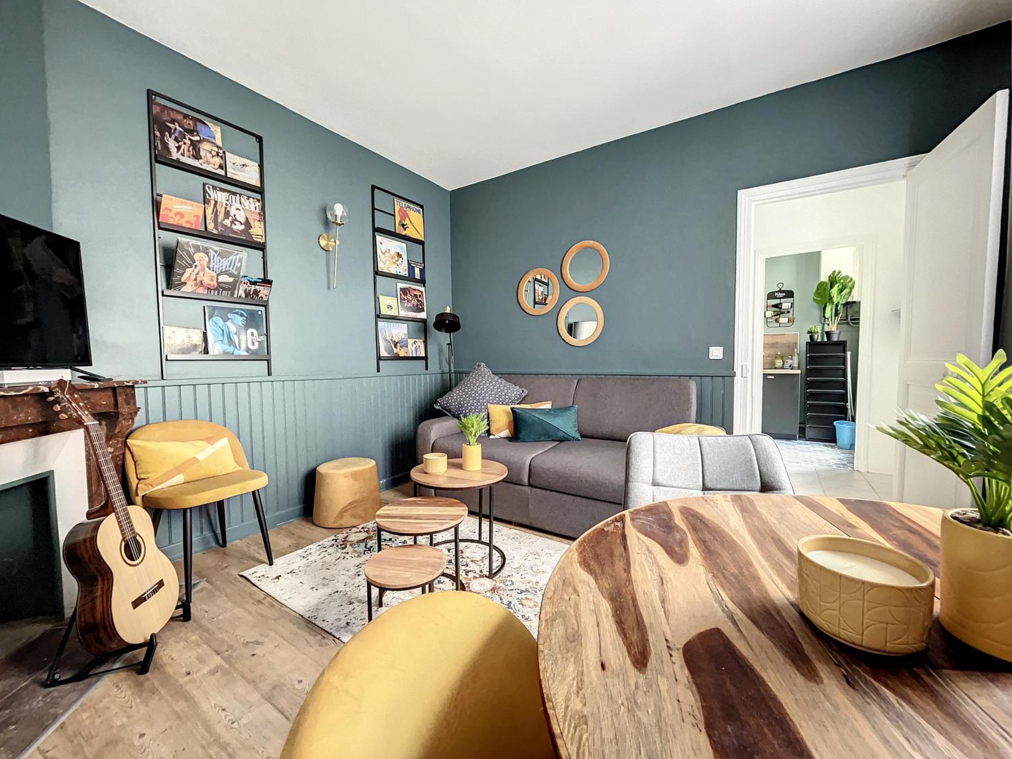Maison De Ville - Paris En 15 Mn ! - 4 Pers- 1 Bebe - Vintage & Music ! Groslay Ngoại thất bức ảnh